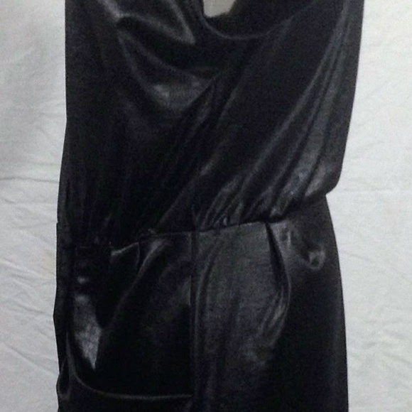 Vintage Black Vneck Aligator Print Button Front - Picture 4 of 8